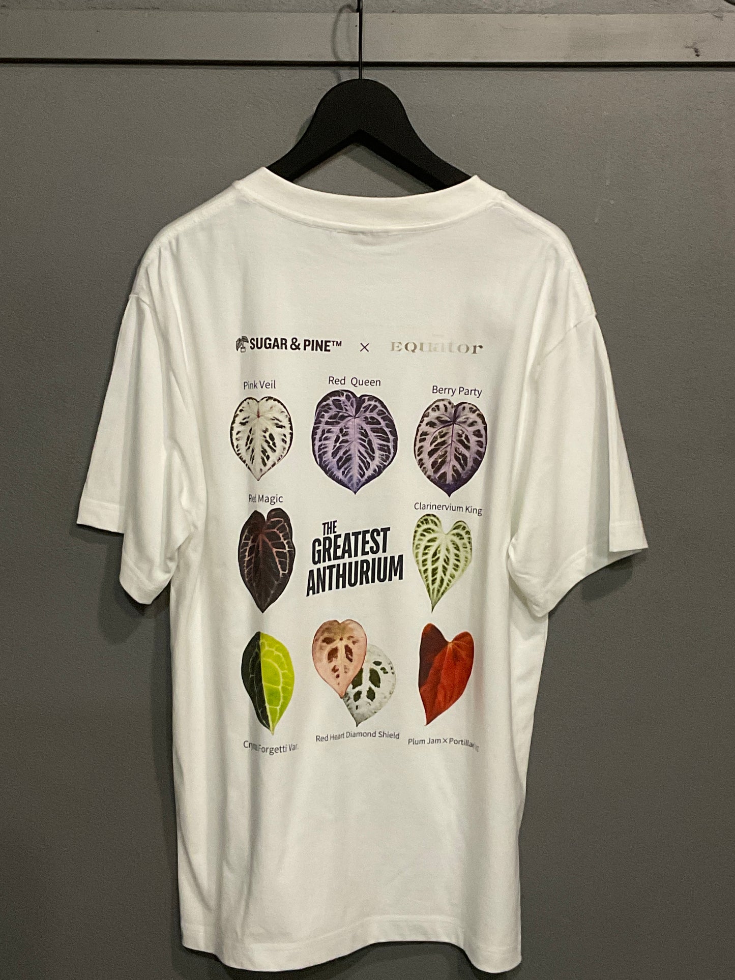 アンスリウムTシャツ 白